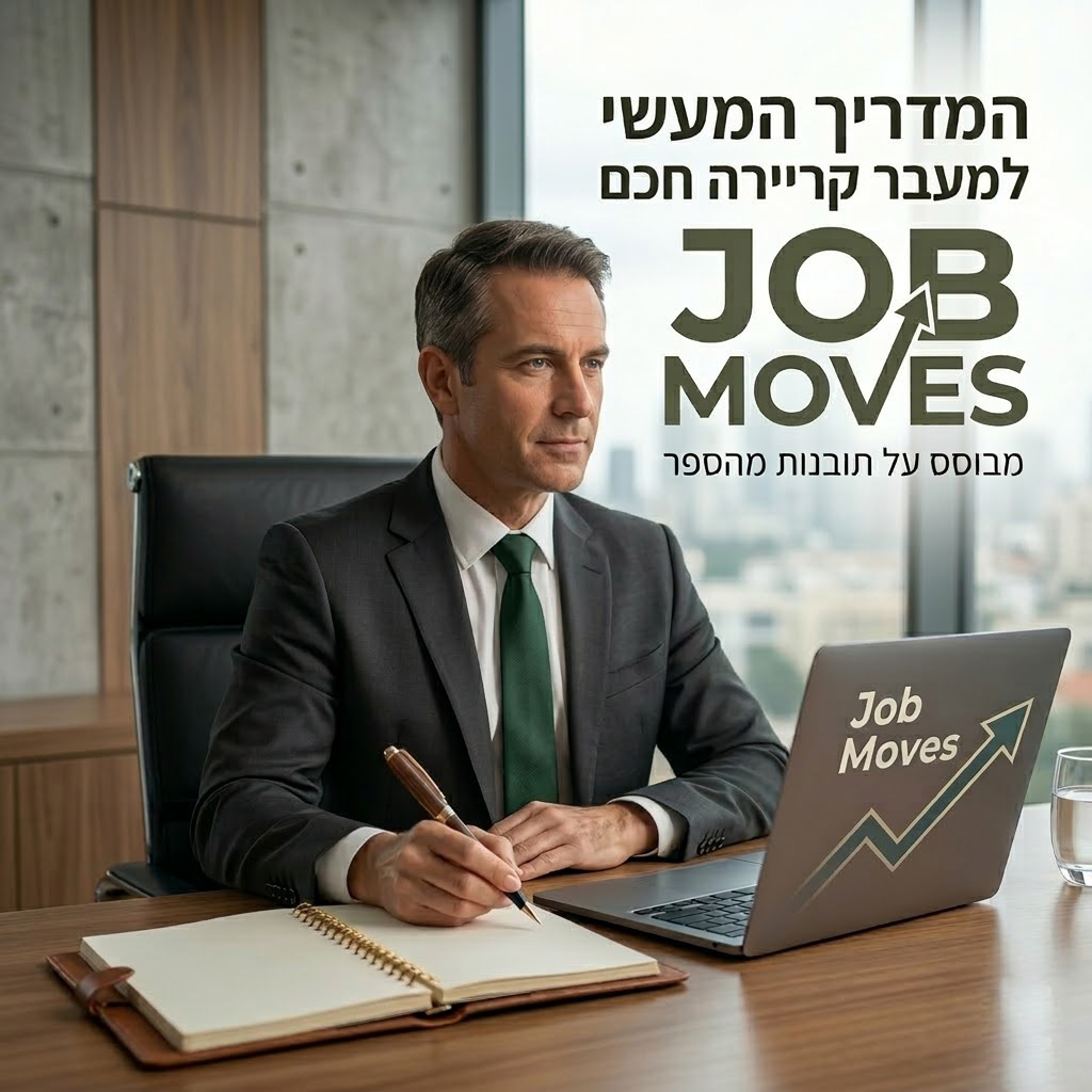 מנהל מול מחשב JOB MOVES מדריך מעשי